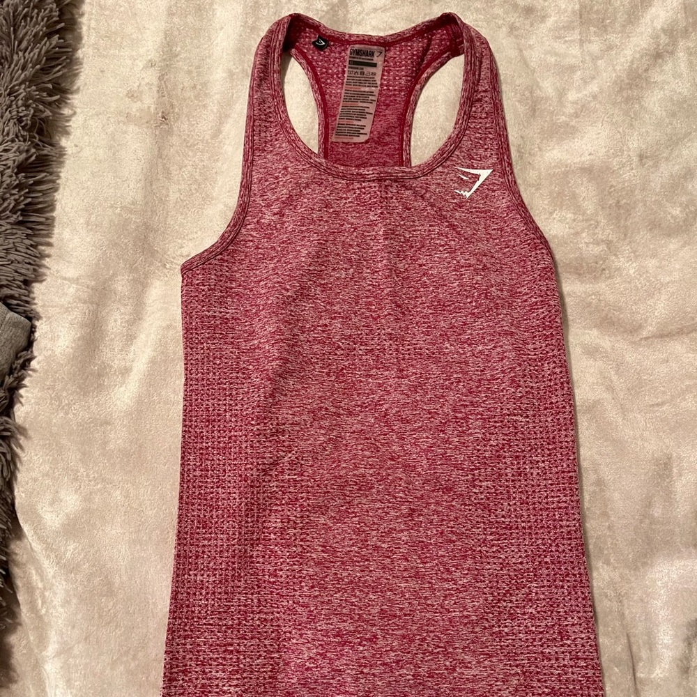 Gymshark Vital Seamless Vest- Beet Marl